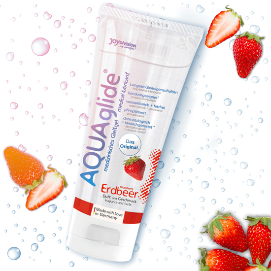 Aquaglide Lubricant Strawberry Flavor 100 Ml