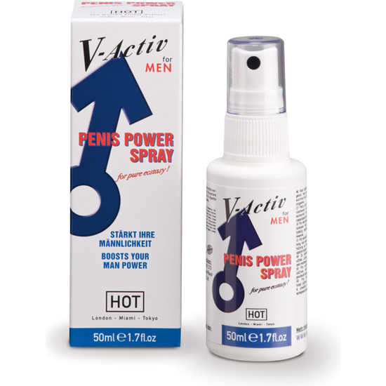 Hot V-activ Man Spray Potenciador De La Ereccion