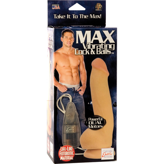 MAX REALISTIC PENIS WITH DOUBLE VIBRATOR