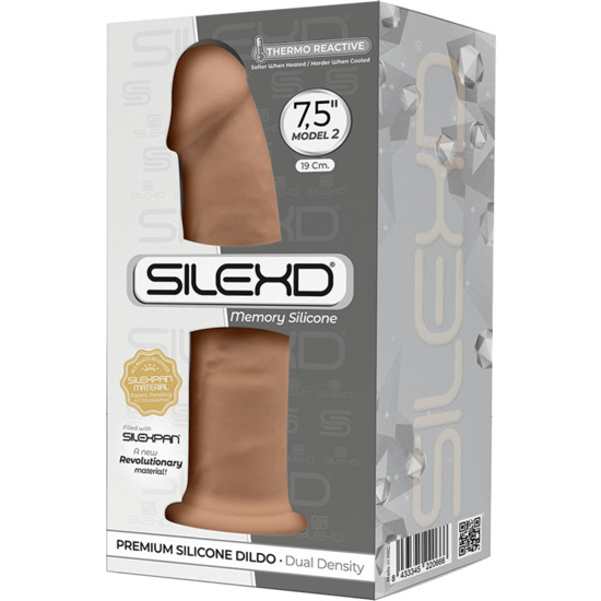 SILEXD MODEL 2 - REALISTIC PENIS 19CM - CANDY