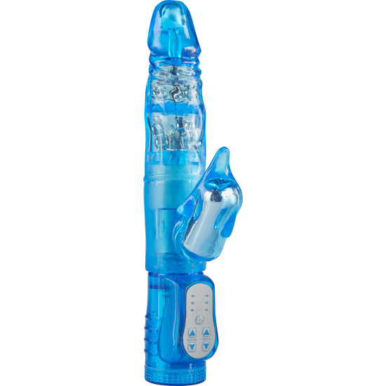 Vibrator With Blue Clitoris Stimulator