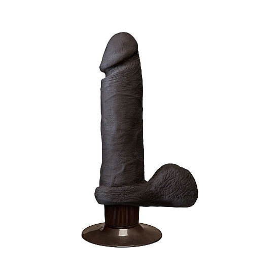 THE REALISTIC COCK UR3 REALISTIC PENIS WITH VIBRATOR 15 CM BLACK