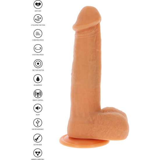 VIBRATING PENIS WITH ROTATING BEADS