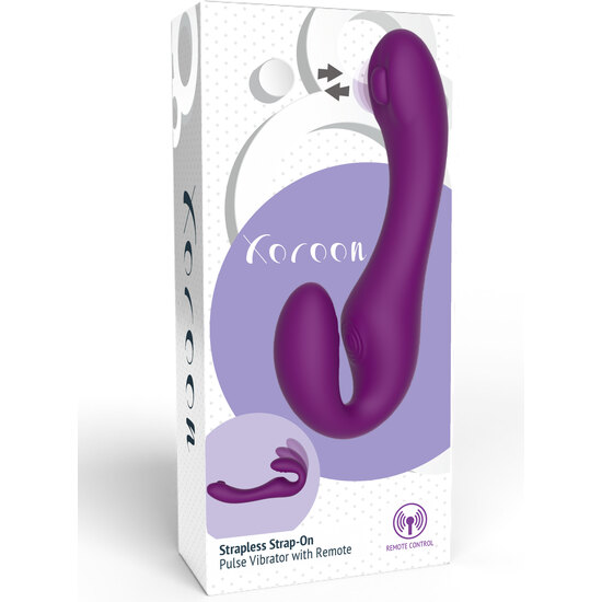 STRAPLESS PULSATION VIBRATOR WITH CONTROL