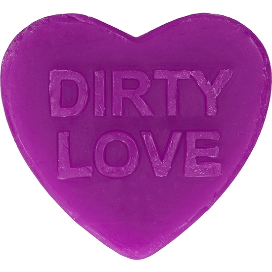 HEART SOAP - DIRTY LOVE - WITH LAVENDER SCENT