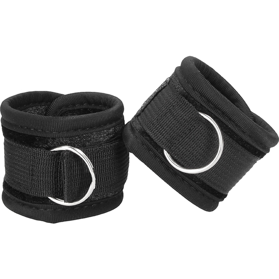 VELVET AND VELCRO ADJUSTABLE ANKLE CUFFS