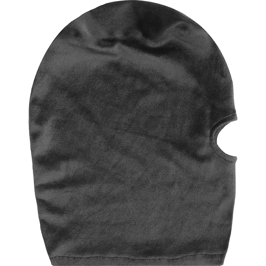 VELVET AND VELCRO MASK WITH MOUTH OPENING