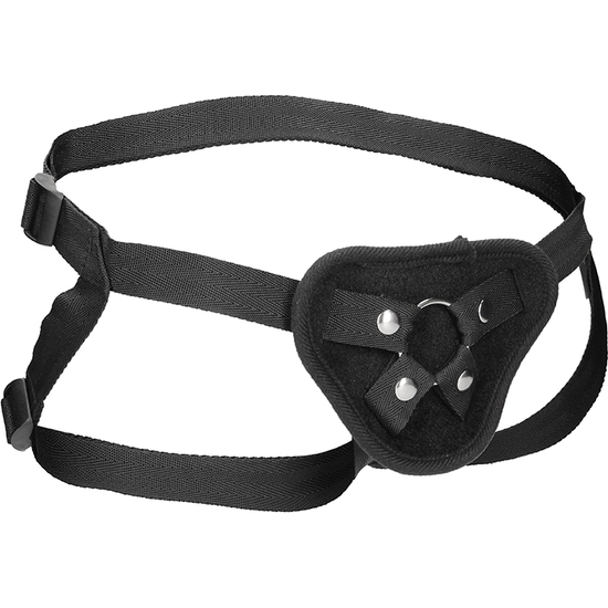ADJUSTABLE VELVET AND VELCRO HARNESS WITH O-RING