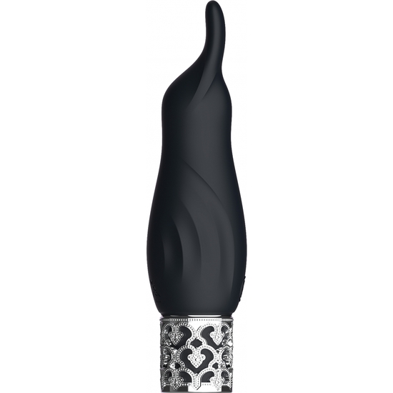 SPARKLE - RECHARGEABLE SILICONE BULLET - BLACK