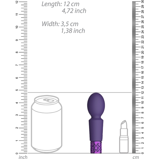 BRILLIANT - RECHARGEABLE SILICONE BULLET - PURPLE