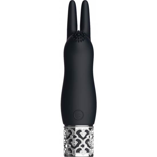 ELEGANCE - SILICONE RECHARGEABLE BULLET - BLACK