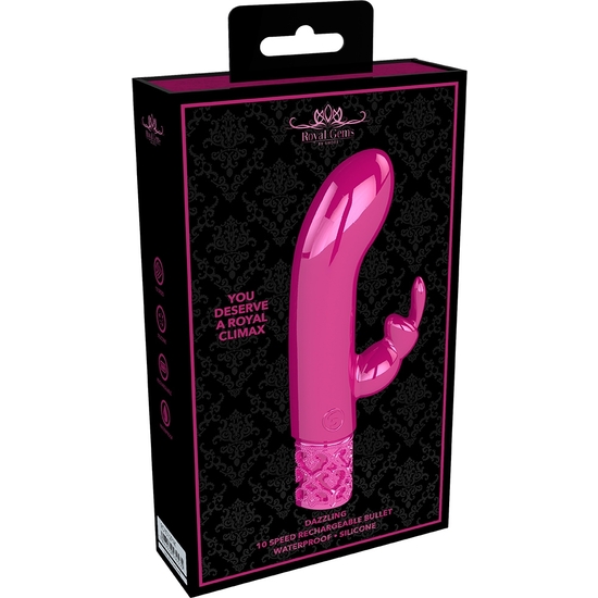 DAZZLING - SILICONE RECHARGEABLE BULLET - PINK