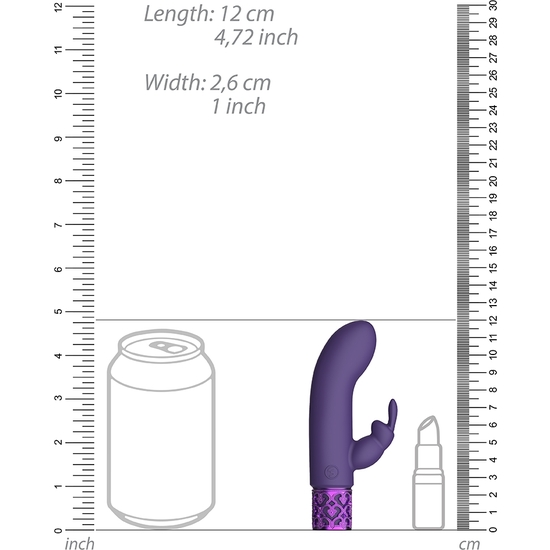 DAZZLING - RECHARGEABLE SILICONE BULLET - PURPLE