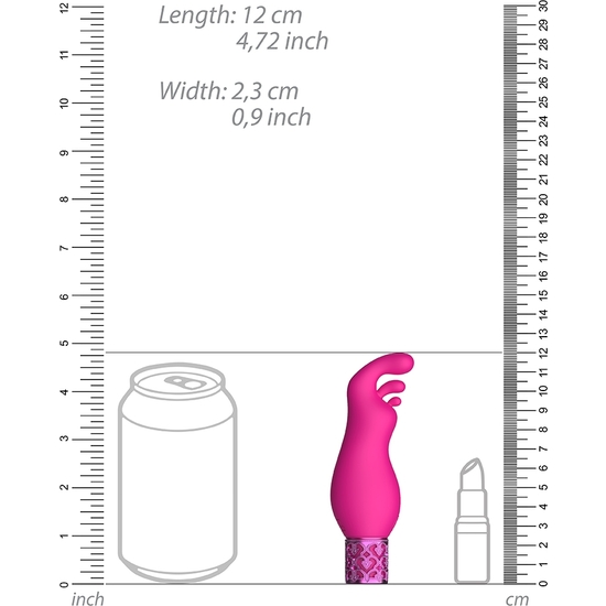 EXQUISITE - RECHARGEABLE SILICONE BULLET - PINK