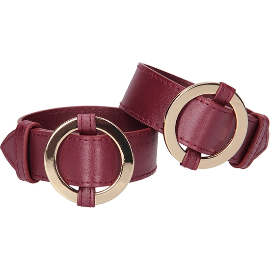 OUCH HALO - WRIST & ANKLE CUFFS - BURGUNDY
