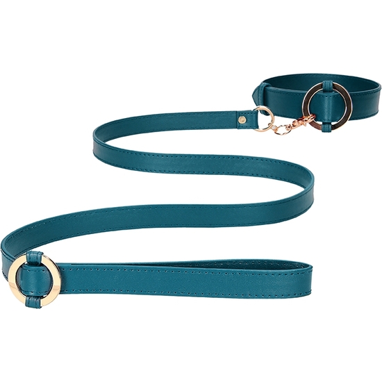 OUCH HALO - NECKLACE WITH LEASH - GREEN