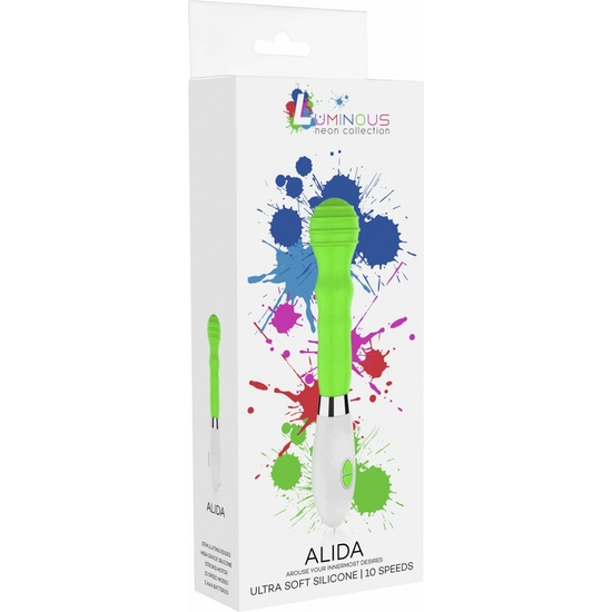 ALIDA - ULTRA SOFT SILICONE - 10 SPEEDS - GREEN