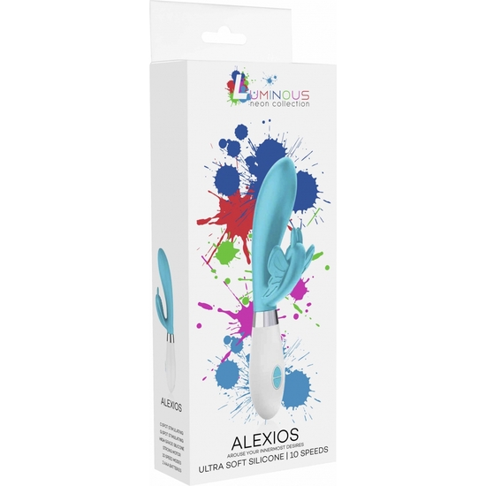 ALEXIOS - ULTRA SOFT SILICONE - 10 SPEEDS - TURQUOISE