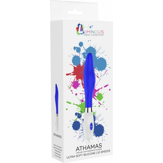 ATHAMAS - ULTRA SOFT SILICONE - 10 SPEEDS - BLUE