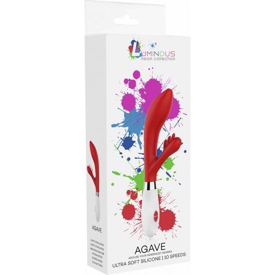 AGAVE - ULTRA SOFT SILICONE - 10 SPEEDS - RED