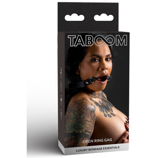 TABOOM OPEN RING GAG WITH RING