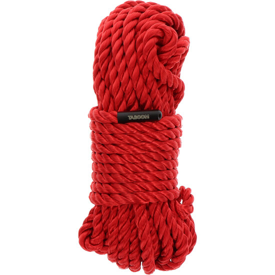 Taboom Bondage Rope 10 Meters 7 Mm - Red