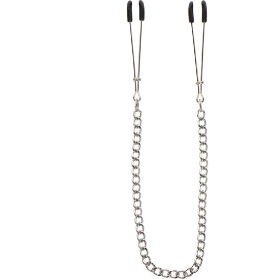 Taboom Clips With Chain - Silver