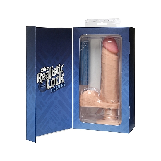 THE REALISTIC COCK UR3 REALISTIC PENIS WITH VIBRATOR 20 CM