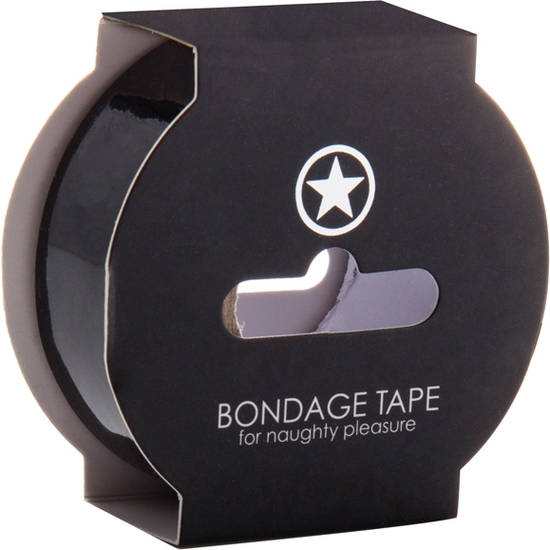 Non-sticky Black Bondage Tape