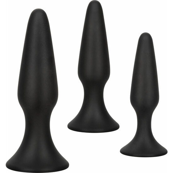 COLT SILICONE ANAL TRAINER KIT BLACK