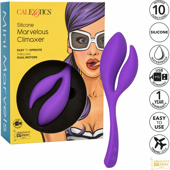 SILICONE MARVELOUS CLIMAXER - PURPLE