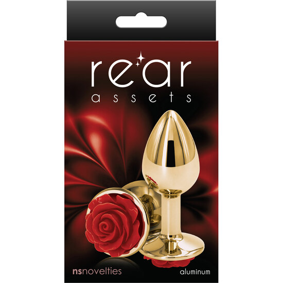 ROSE BUTTPLUG SMALL - RED
