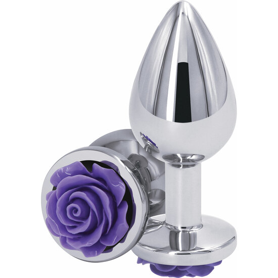 Rose Buttplug Medium - Purple