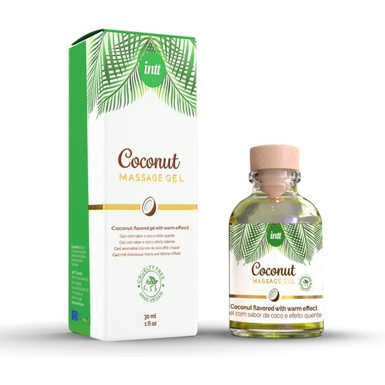 Intt Vegan Coconut Kissable Massage Gel 15ml