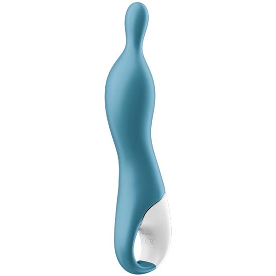 SATISFYER A-MAZING 1 A-POINT VIBRATOR - BLUE