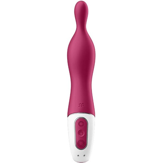 SATISFYER A-MAZING 1 POINT A VIBRATOR - MAROON