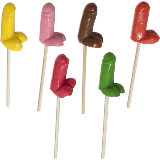Mini Long Whistle Lollipop Gummy Flavor - Assorted
