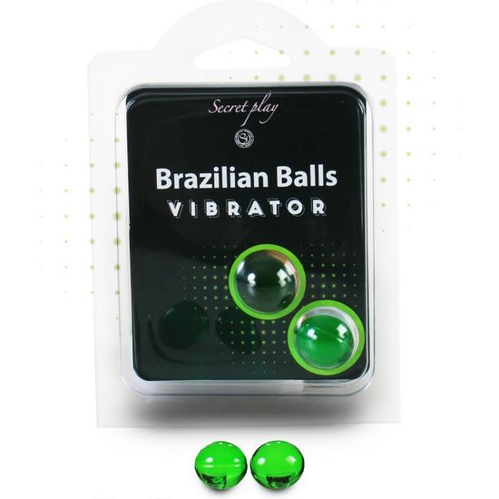 SET 2 BRAZILIAN BALLS WITH LUBRICANT