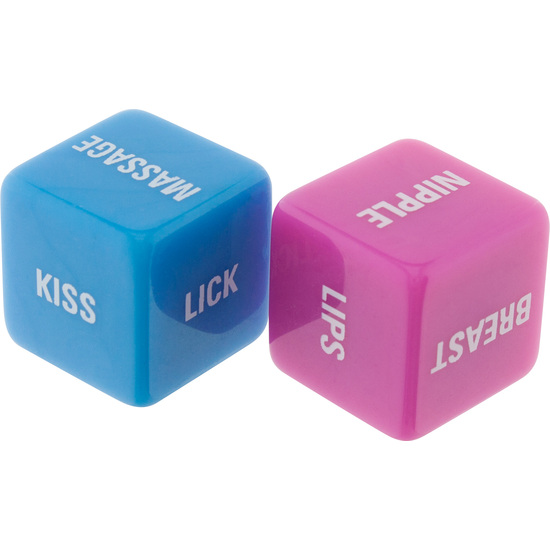 DICE OF LOVE FOR LOVERS PINK AND BLUE