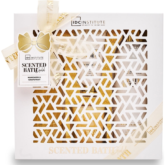 SCENTED GOLD COMESTICATE GIFT SET 4 PIECES
