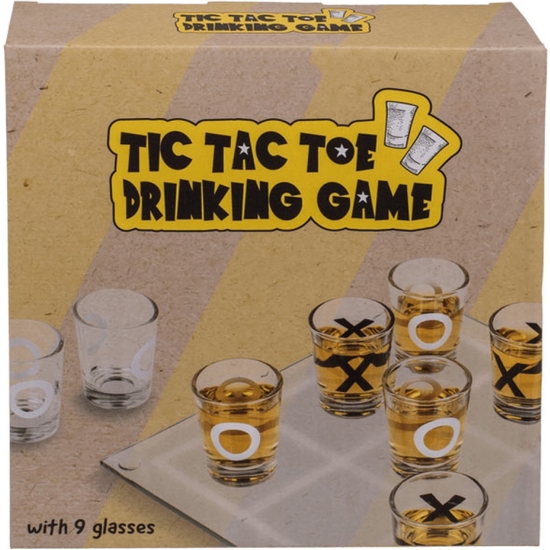 THREE IN A RACE DRINK SET WITH 9 GLASSES 22X22 CM