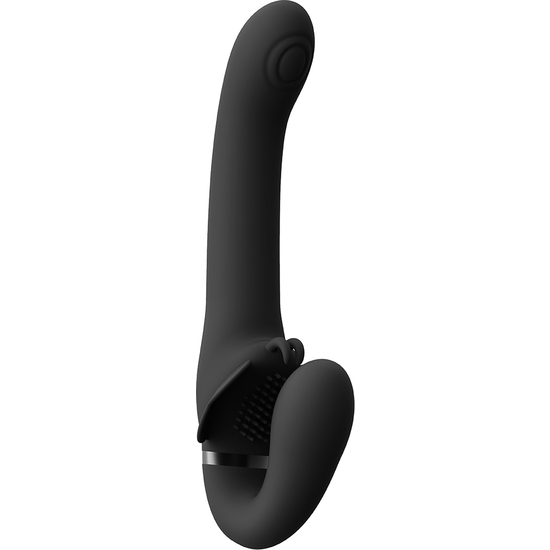 SATU - STRAPLESS WITH PULSE WAVES AND VIBRATION - BLACK