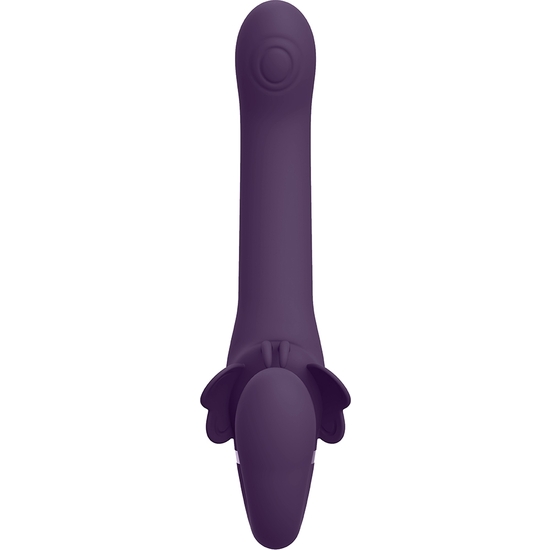 SATU - STRAPLESS WITH PULSE WAVES AND VIBRATION - PURPLE