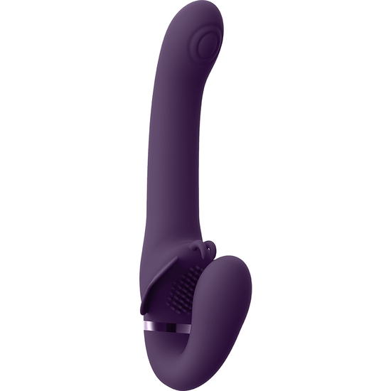 Satu - Strapless With Pulse Waves And Vibration - Purple