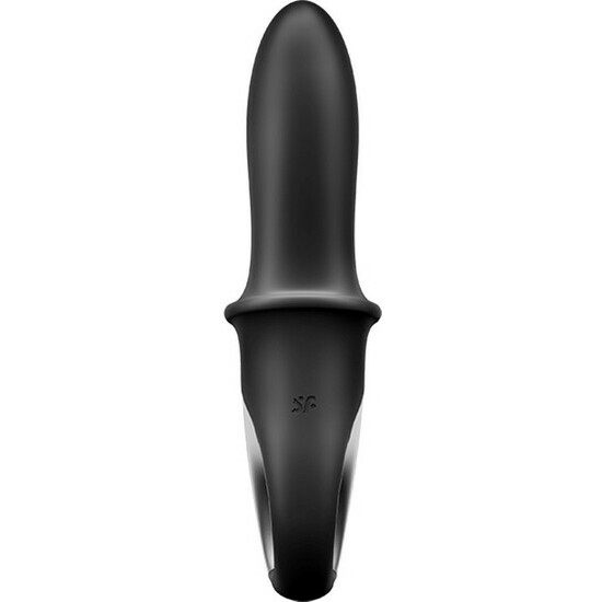 SATISFYER HOT PASSION ANAL VIBRATOR WITH HEAT - BLACK