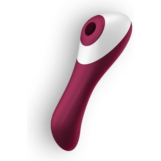 SATISFYER DUAL CRUSH - INSERTABLE DOUBLE AIR PULSE VIBRATOR