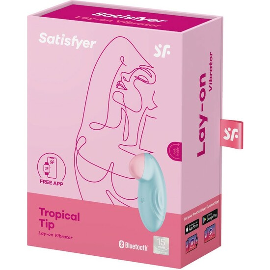 SATISFYER TROPICAL TIP - TURQUOISE