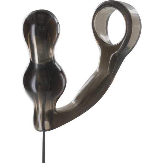 MANPOWER PLUG WITH PENIS RING AND TRANSPARENT CONTROL