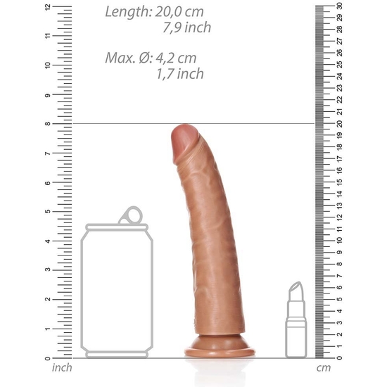 REALROCK - REALISTIC PENIS WITH SUCTION CUP - 7/ 18 CM
