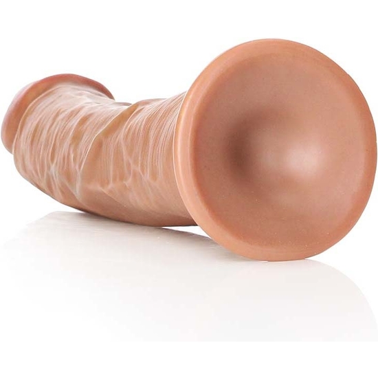 REALROCK - CURVED REALISTIC PENIS WITH SUCTION CUP - 10/ 25.5 CM